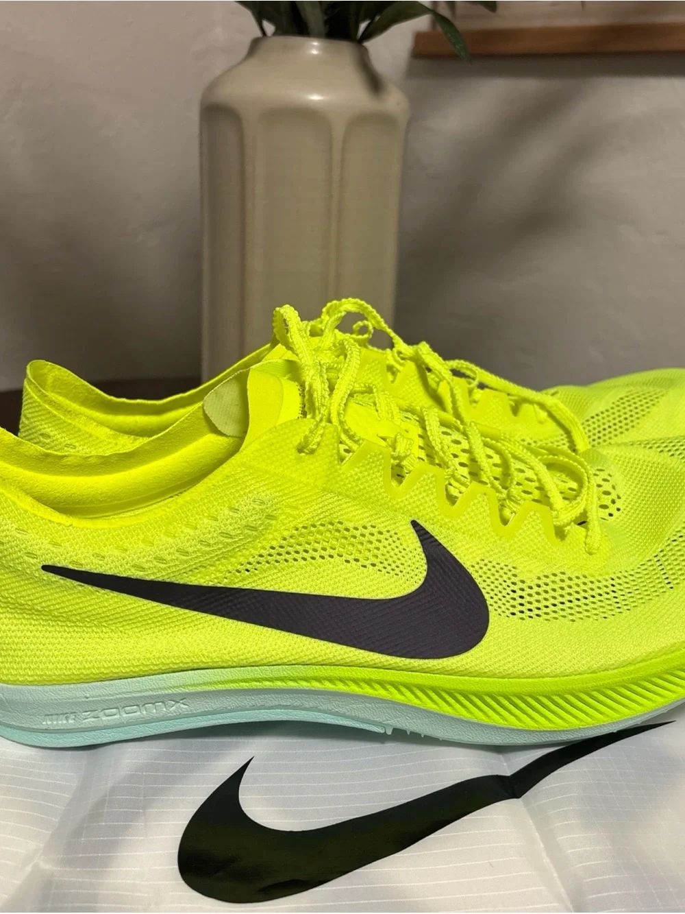 Nike ZoomX Dragonfly Track Spikes Shoes Volt Green DR9922-700 Mens Size 14